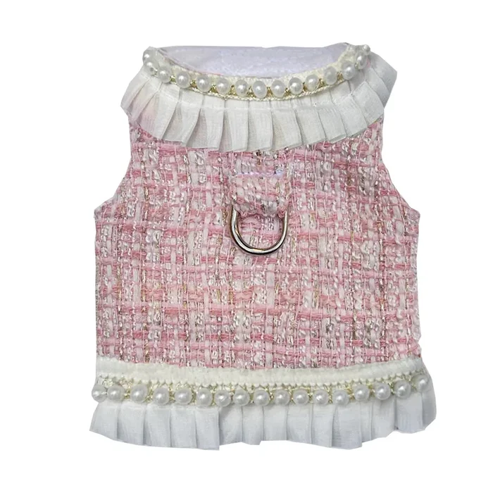 Hello Doggie Envogue Tweed Dog Harness – Pearl