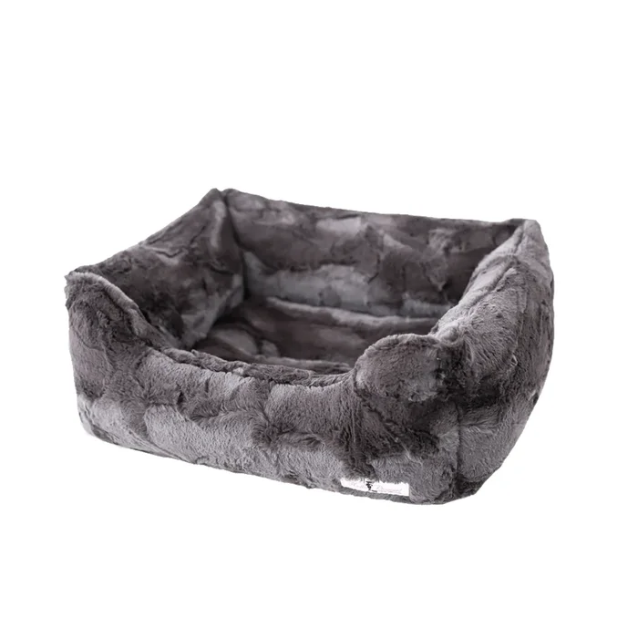 Hello Doggie Luxe Dog Bed – Pewter