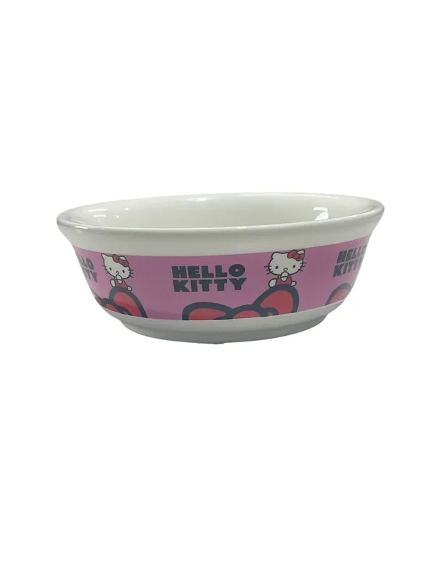 hello kitty cat bowl 5 in w 2 in h