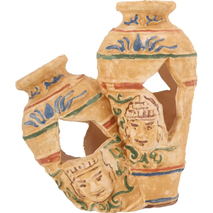 Hieroglyphic decoration 2 potteries Zolux