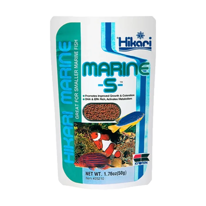 Hikari USA Marine S Pellets Slow Sinking Fish Food 1.76-oz