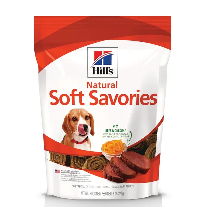 Hill’s Science Diet Soft Savories Beef & Cheddar Dog Treats