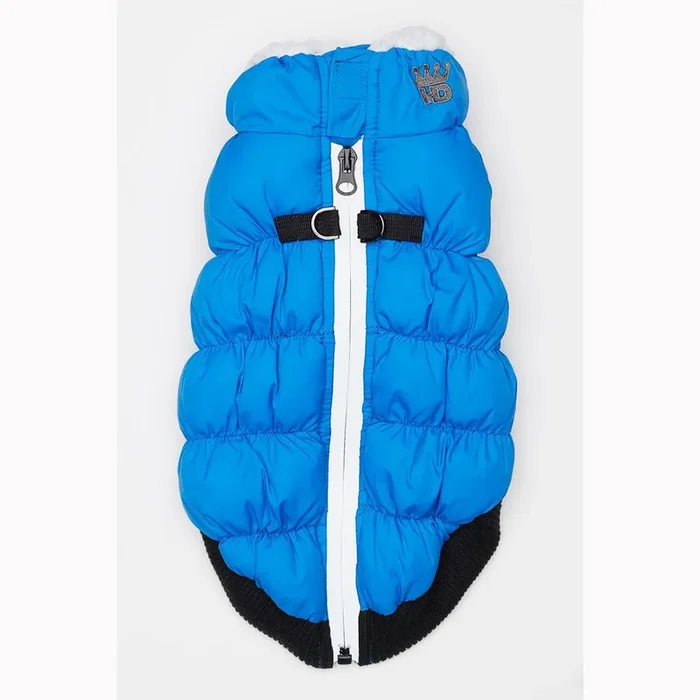 Hip Doggie Crown Puffer Dog Vest – Blue