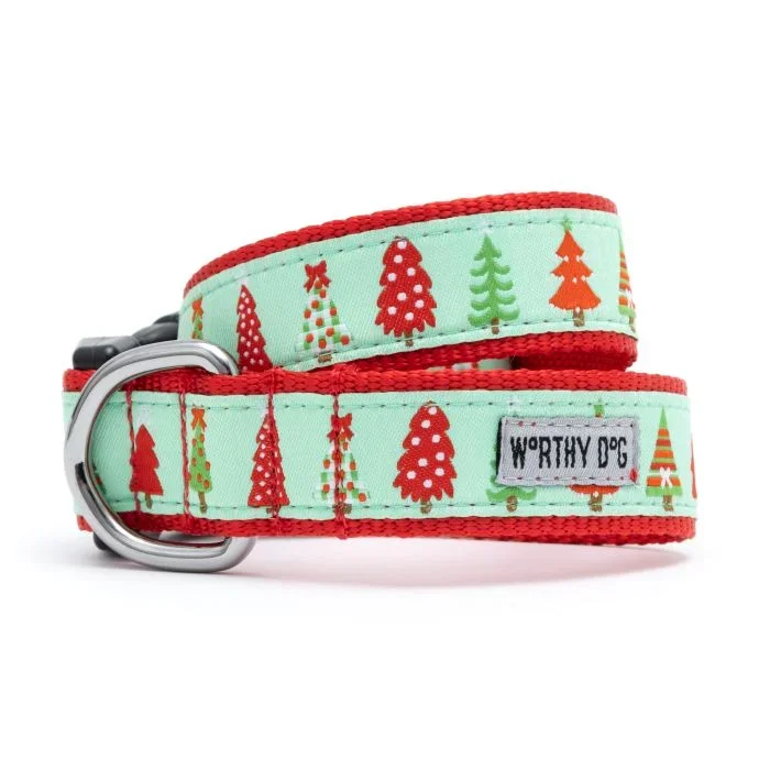 Holiday Trees Collar – Green