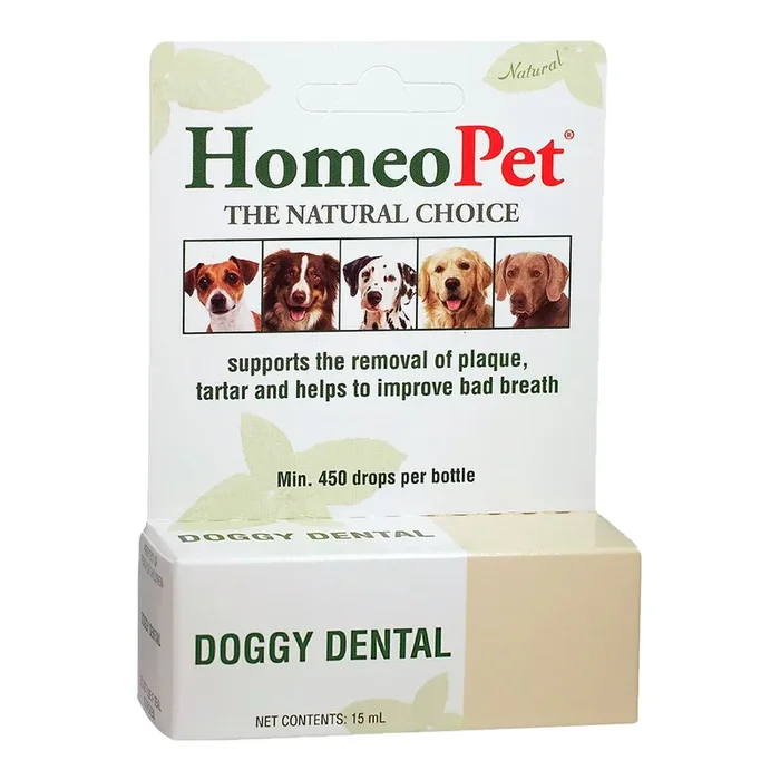 HomeoPet Doggy Dental for Plaque & Tartar Removal 15 ml