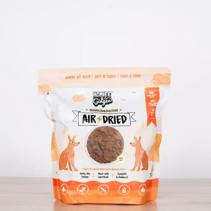 Homiee & Ginger Grain Free Air Dried Puppy & Adult Dog Dry Food