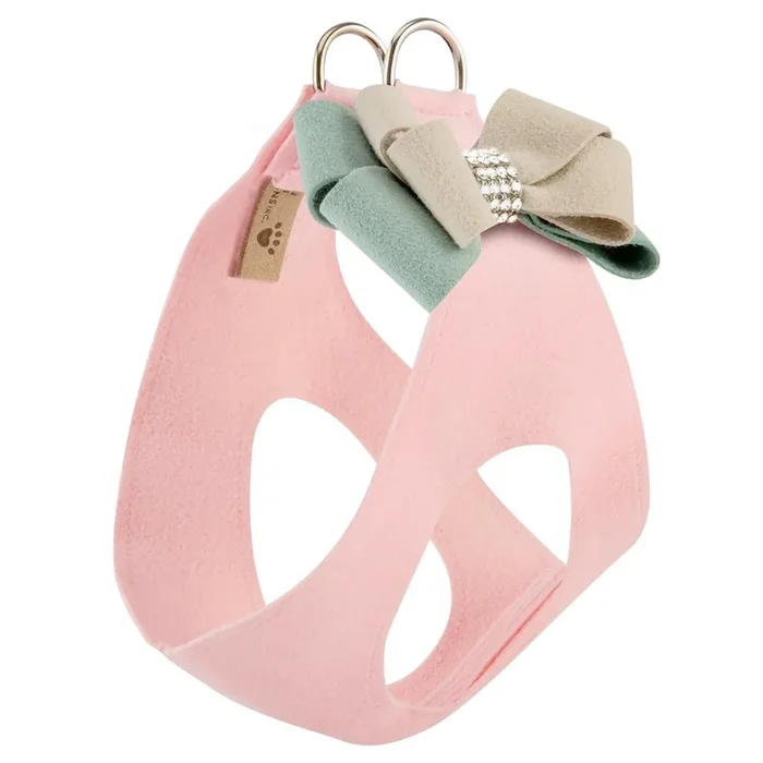 Hope Bow Step-In Dog Harness by Susan Lanci – Puppy Pink