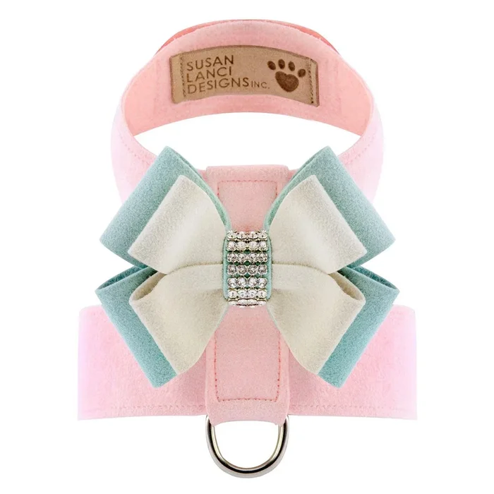 Hope Bow Tinkie Dog Harness by Susan Lanci – Puppy Pink