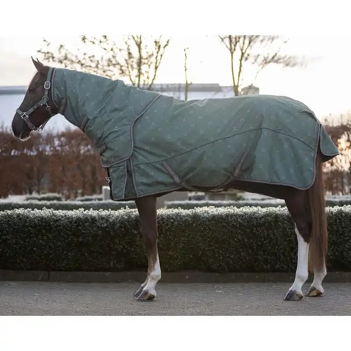 Horse blanket with detachable neck cover QHP Turnout 150 g