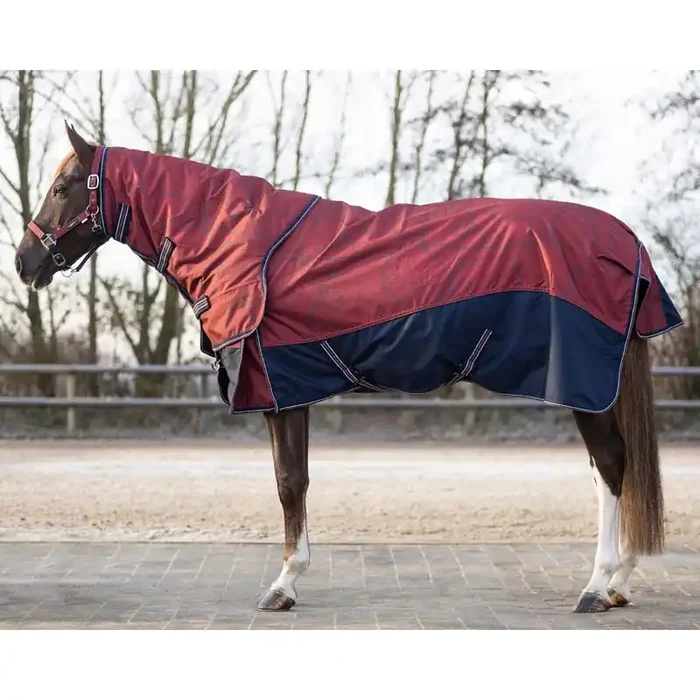 Horse blanket with detachable neck cover QHP Turnout 150 g