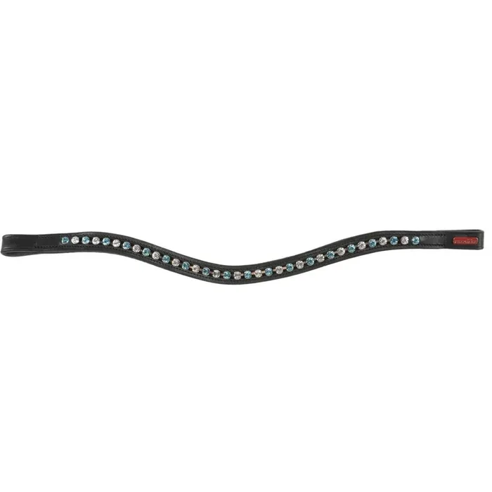 Horse browband bombe chaine crystal Premiere Lyskamm