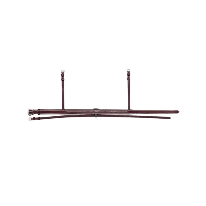 Horse cheek pieces with removable rubber insert Equiline