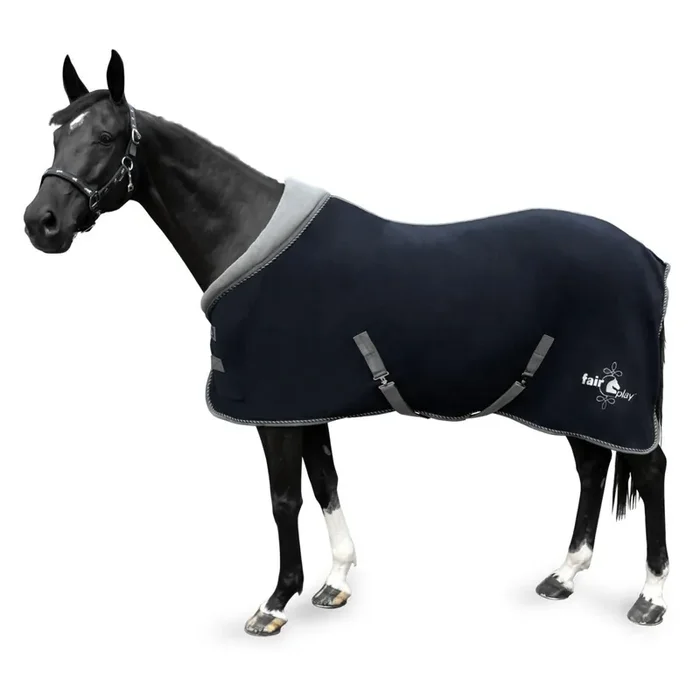 Horse fleece blanket with collar Fair Play Falsterbo