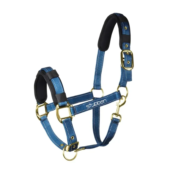 Horse halter with reflective stitching Stübben