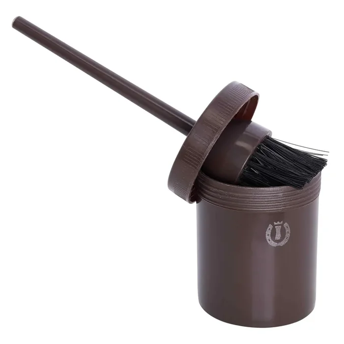 Horse hoof oil brush with pot Imperial Riding