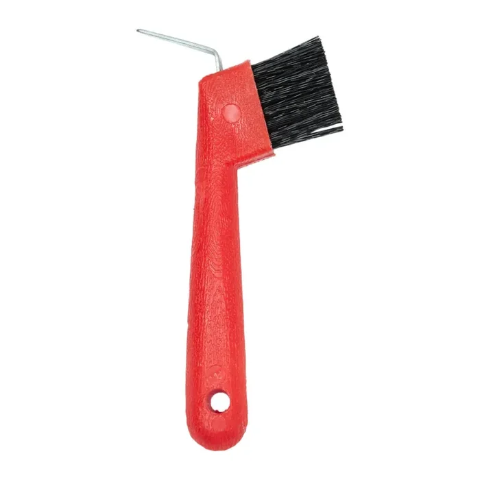 Horse hoof pick with brush HFI