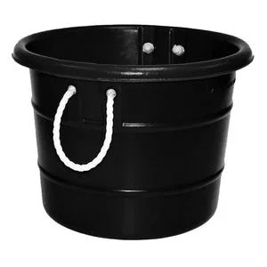 HORSEMAN’S PRIDE MANURE BUCKET – BLACK
