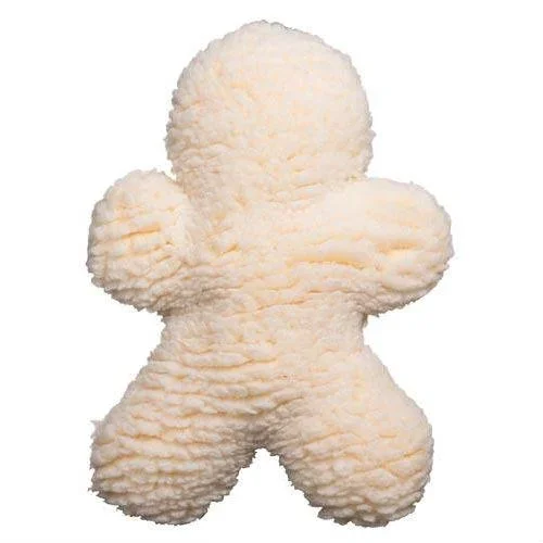 HuggleHounds HuggleFleece® Men Dog Toy – Cream