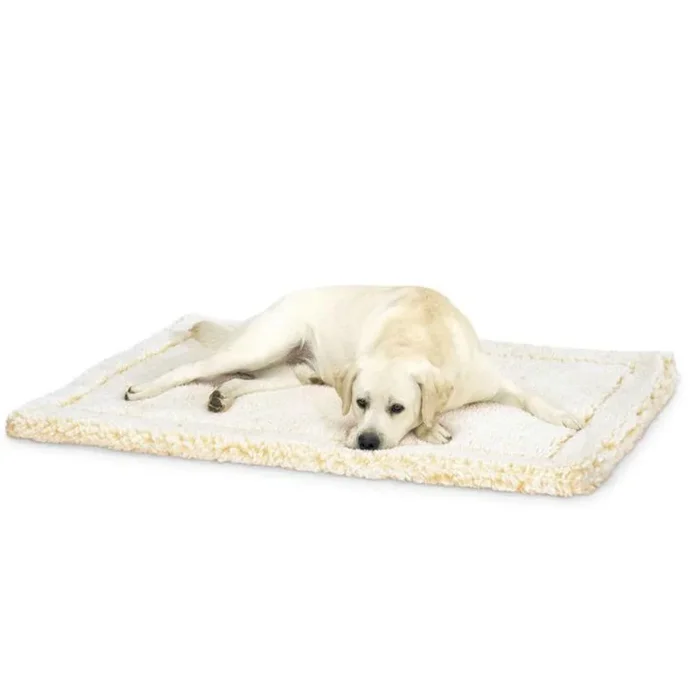 HuggleHounds HuggleMat Dog Bed – Cream