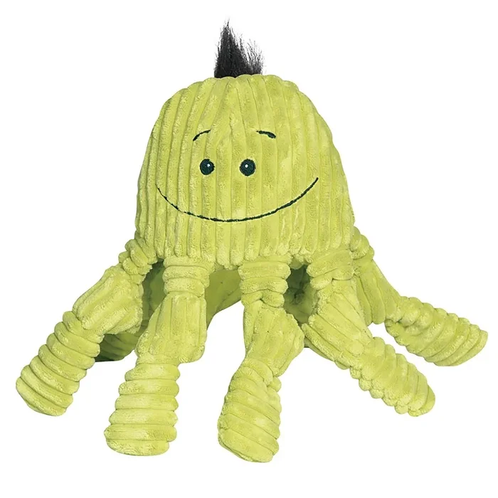 HuggleHounds Octo-Knottie Dog Toy – Citron