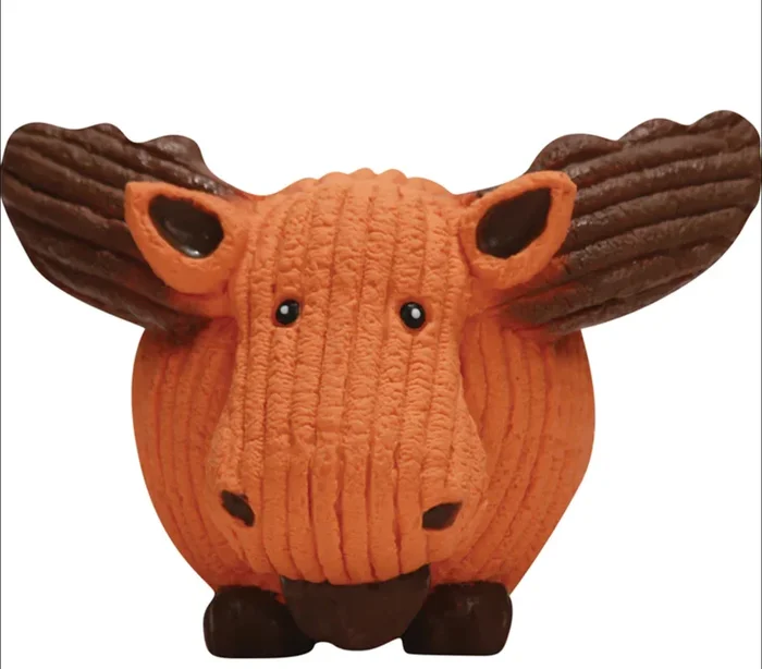 Hugglehounds Ruff-Tex Squeaker Ball, “Morris the Moose”