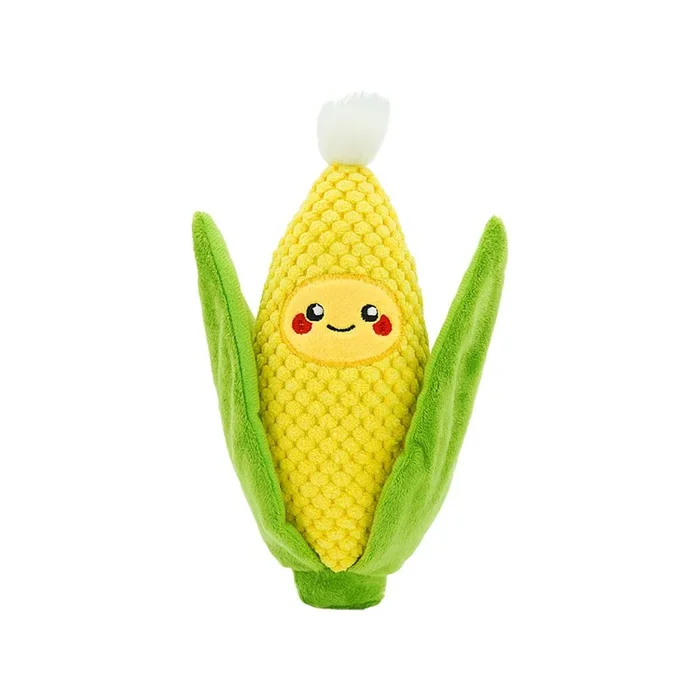 HugSmart Camping Pups Dog Toy – Corn