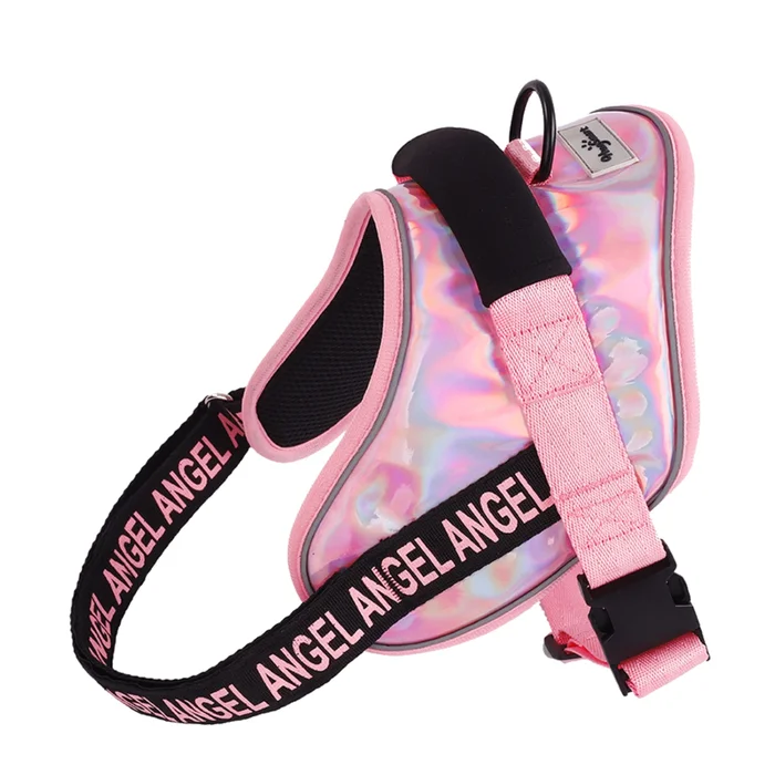 HugSmart No-Pull Dog Harness – Angel Pink