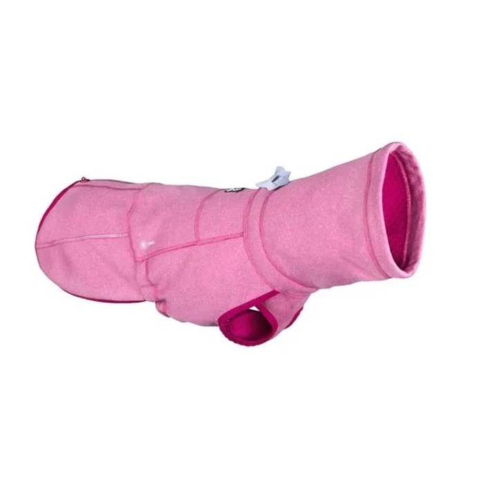 Hurtta Razzle-Dazzle Midlayer Reversible Dog Coat – Beetroot / Beetroot Melange
