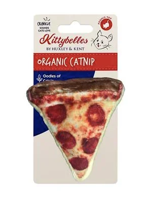 Huxley & Kent Kittybelles “Pizza” Plush Catnip Cat Toy