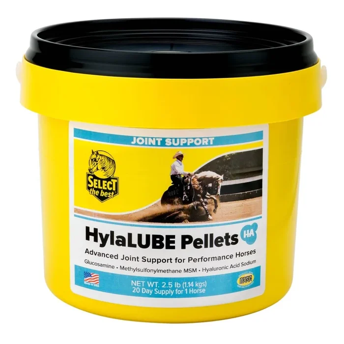 HylaLUBE HA Pellets Joint Supplement for Horses with Glucosamine, MSM & Hyaluronic Acid