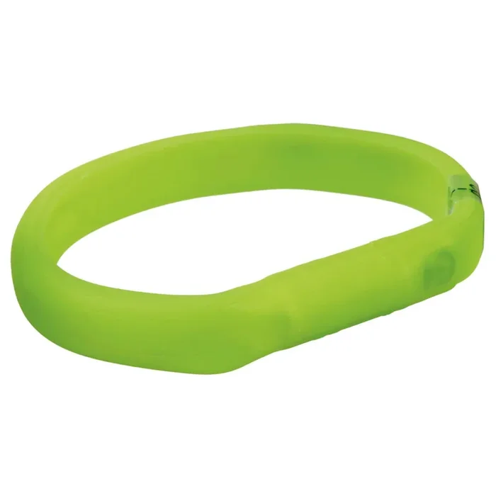 Illuminated silicone dog rings Trixie Flash [Size M/L]