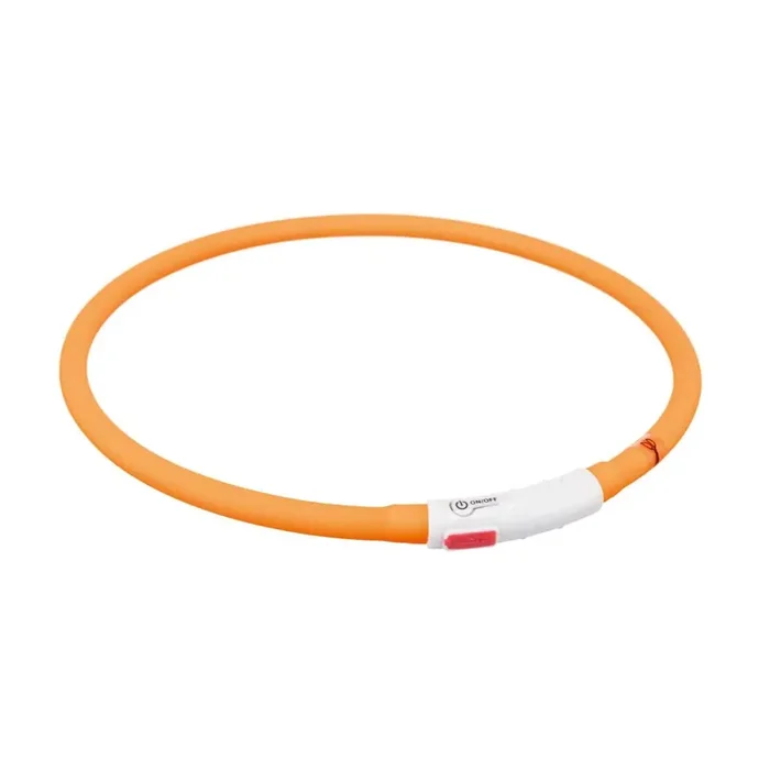 Illuminated silicone dog rings Trixie Flash [Size XS/XL]
