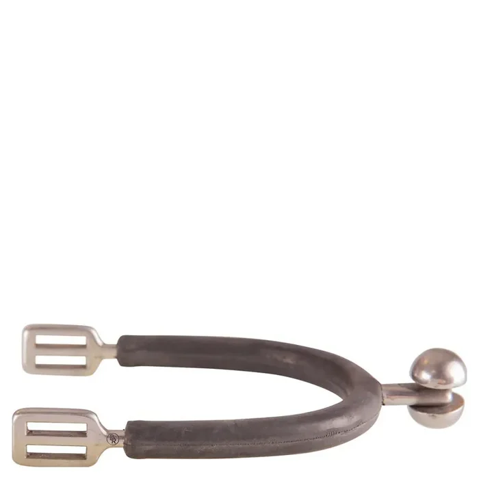 impuls.a stainless steel riding spur rollers&rubber protectors BR Equitation [Size 25 mm]