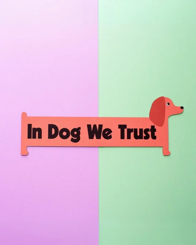 In Dog We Trust Magnet