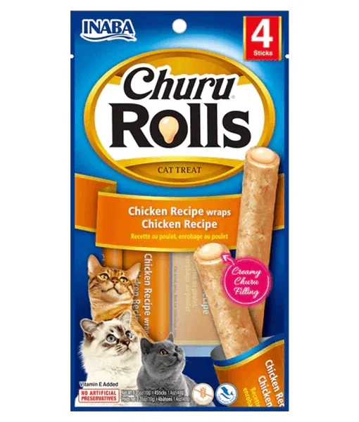 Inaba – Churu Rolls – Chicken 4 Sticks