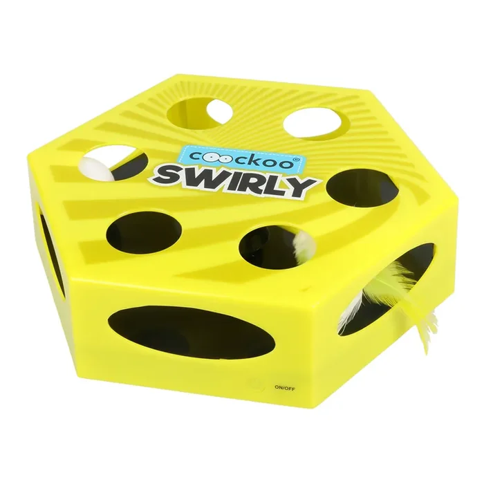 Interactive cat toy Coockoo Swirly [Size 20.4×6.8×23 cm]