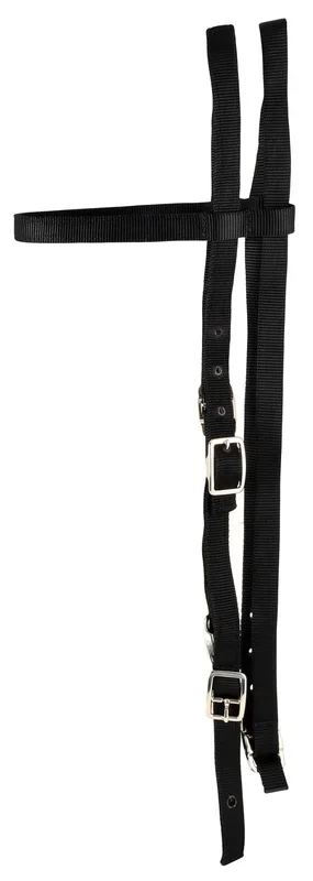 Jeffers Western Browband Horse Headstall, 2-Ply Nylon