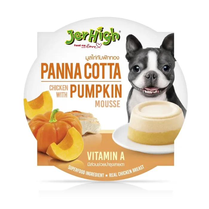 JerHigh Panna Cotta Chicken with Pumpkin Mousse Dog Wet Food