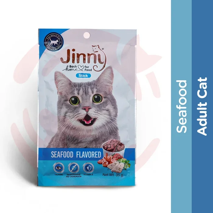 Jinny Cat Treats – Seafood (35g)