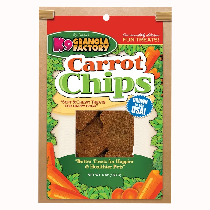 K9 Granola Factory Carrot Chips Dog Treats