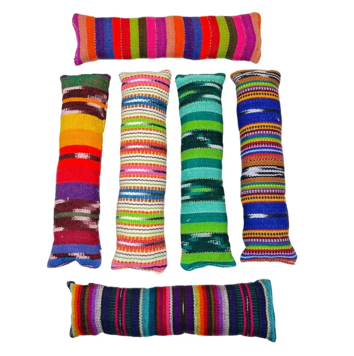 Karma Cat 10″ Catnip Kicker, assorted colors, handmade in Guatemala