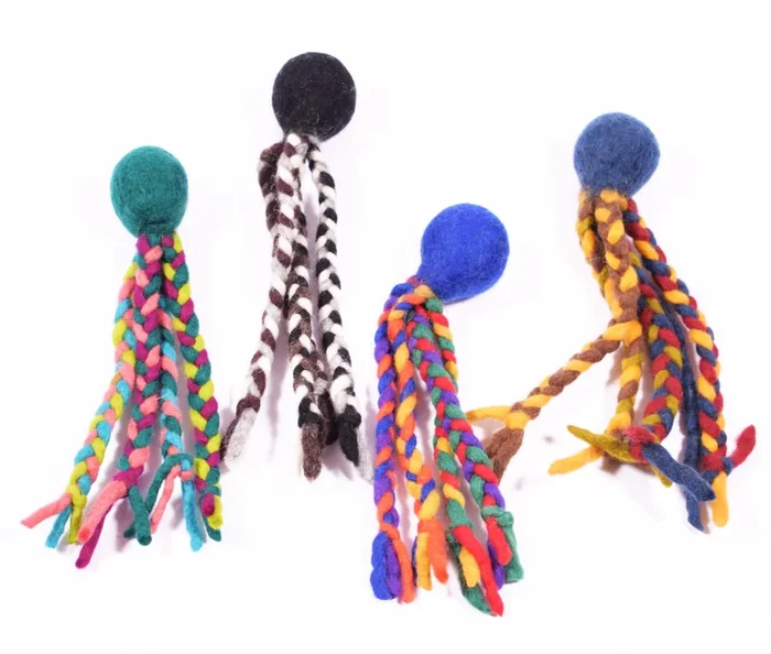 Karma Cat Long Braids Cat Toy, Jewel
