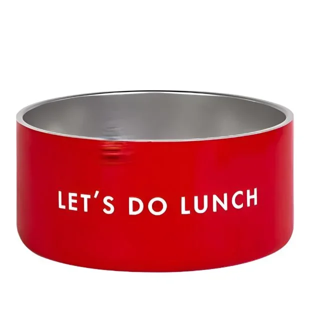 Kate Spade Red or Pink Dog Bowl