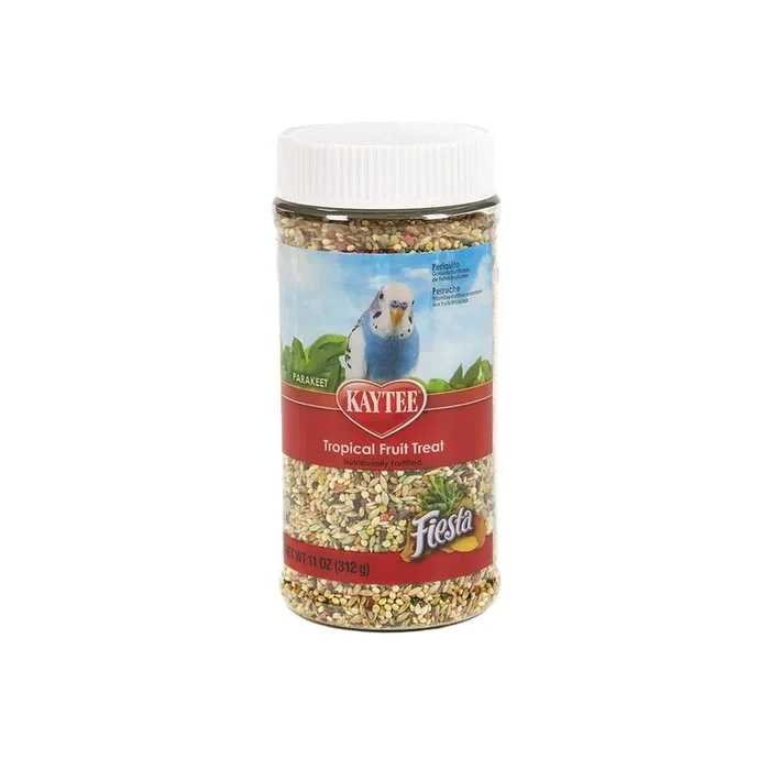 Kaytee Fiesta Tropical Fruit Treat Jar for Parakeet 11-oz
