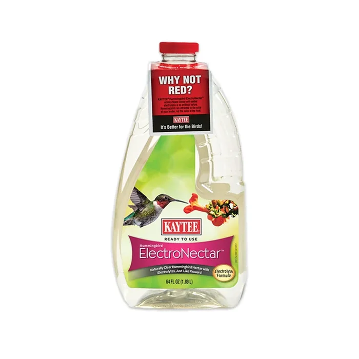 Kaytee Hummingbird ElectroNectar Clear Food Ready To Use 64-oz