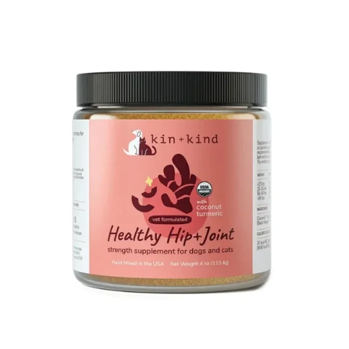 kin+kind Hip & Joint Organic Bone & Joint Supplement For Dogs & Cats