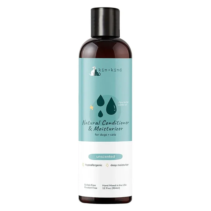 kin+kind Natural Conditioner and Moisturizer for Dogs & Cats – Unscented