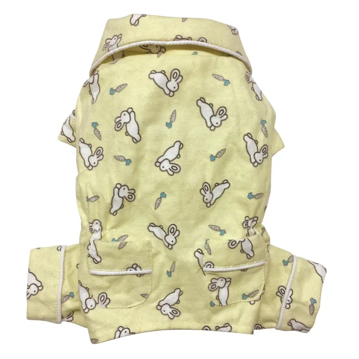 Klippo Hopping Bunny Flannel Dog Pajamas