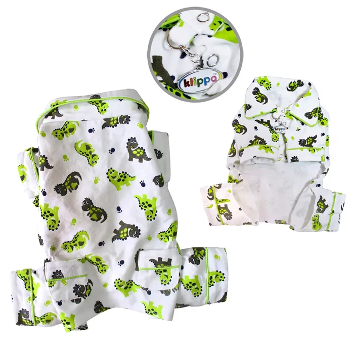Klippo Playful Dinosaurs Dog Pajamas