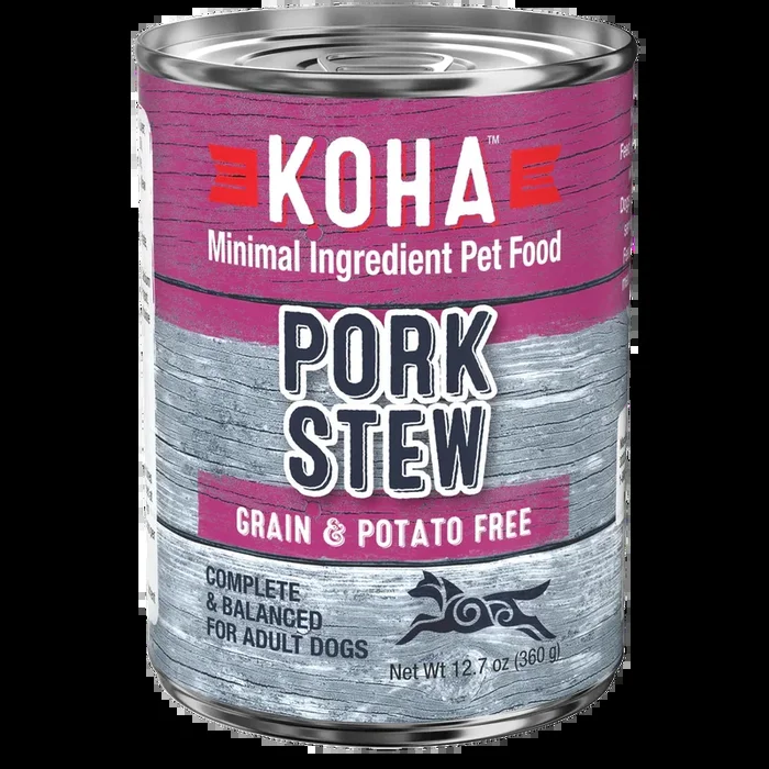 Koha Minimal Ingredient Pork Stew for Dogs